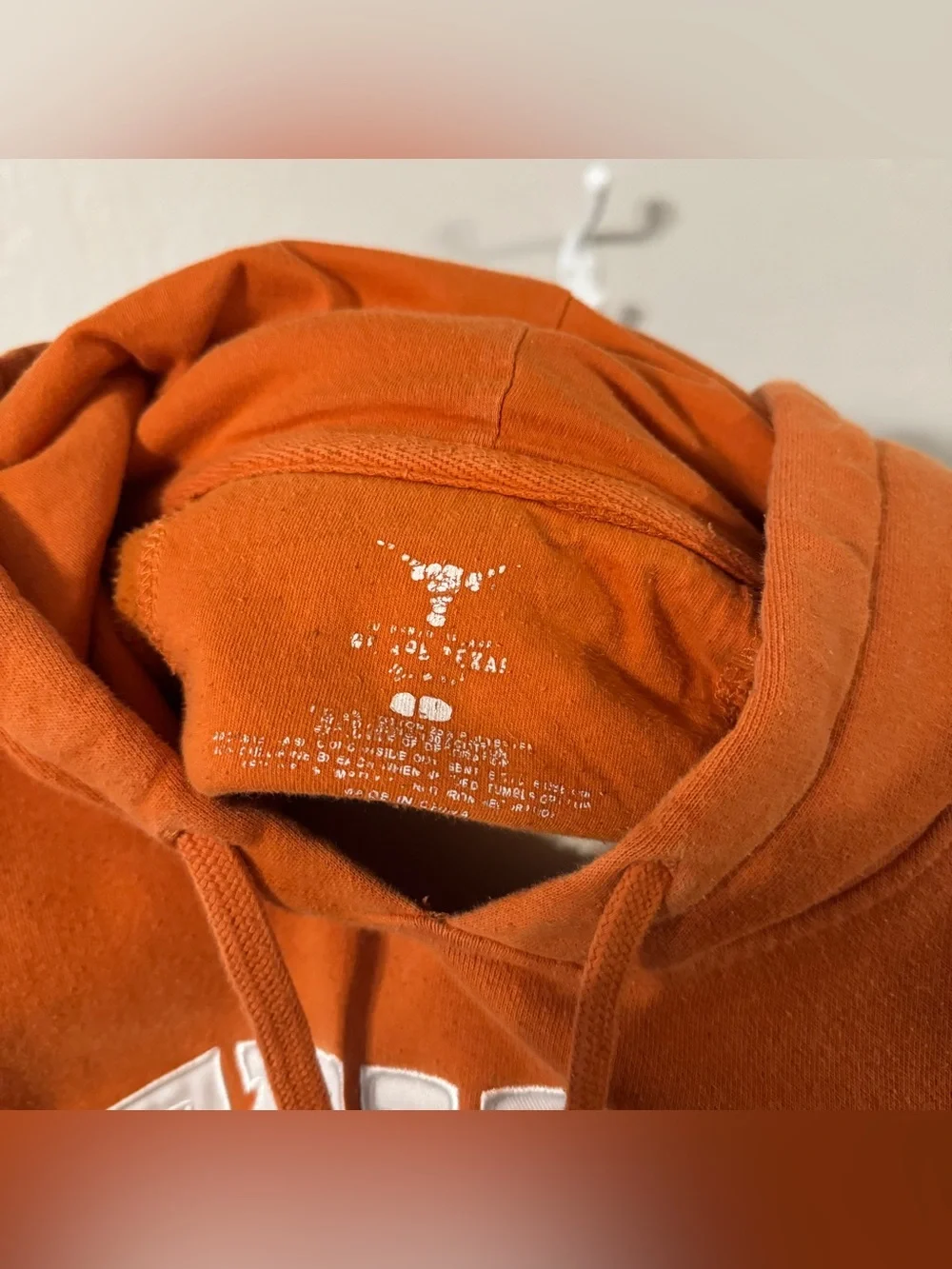 Texas Longhorns Orange Pullover Hoodie